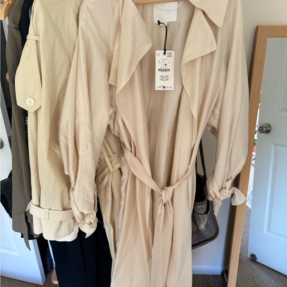 Zara Beige Trench Coat